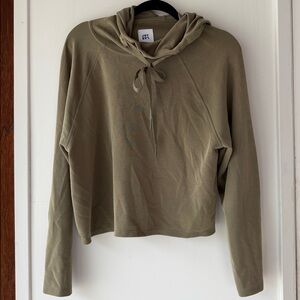 JoyLab Khaki / Olive Hoodie Athleisure Sweatshirt Small